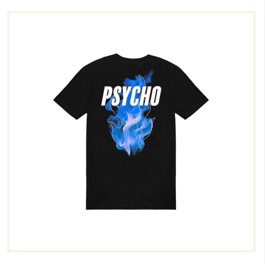 Santan Dave Psycho Blue Reflective Tee