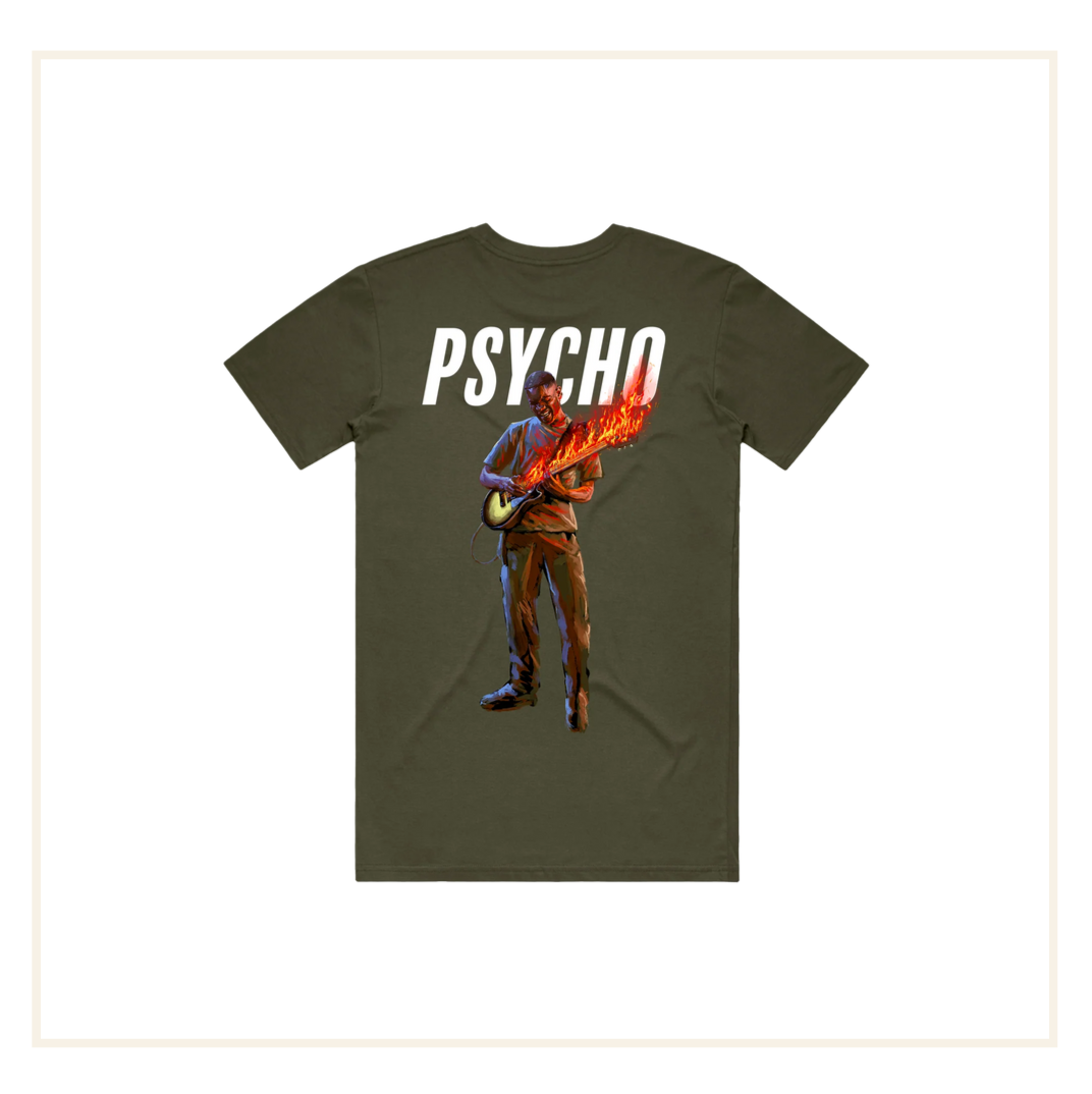 Santan Dave Psycho In The Fire Reflective Tee