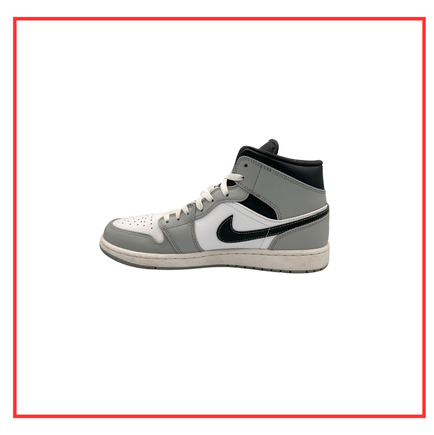 Air Jordan 1 Mid Light Smoke Grey Anthracite (Preloved) UK 10