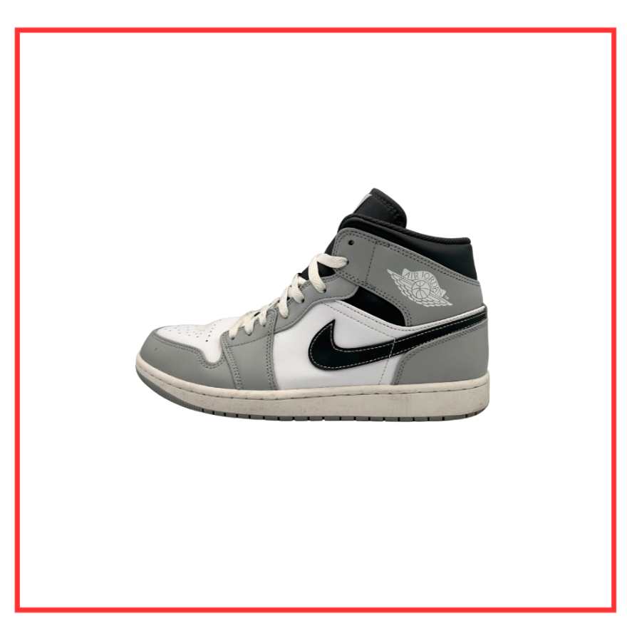 Air Jordan 1 Mid Light Smoke Grey Anthracite (Preloved) UK 10