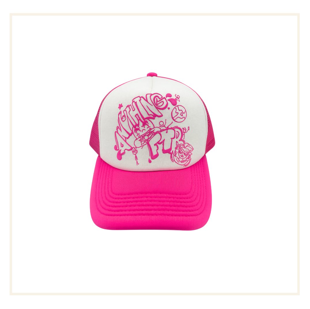 For the Boys FTB Trucker Cap Pink
