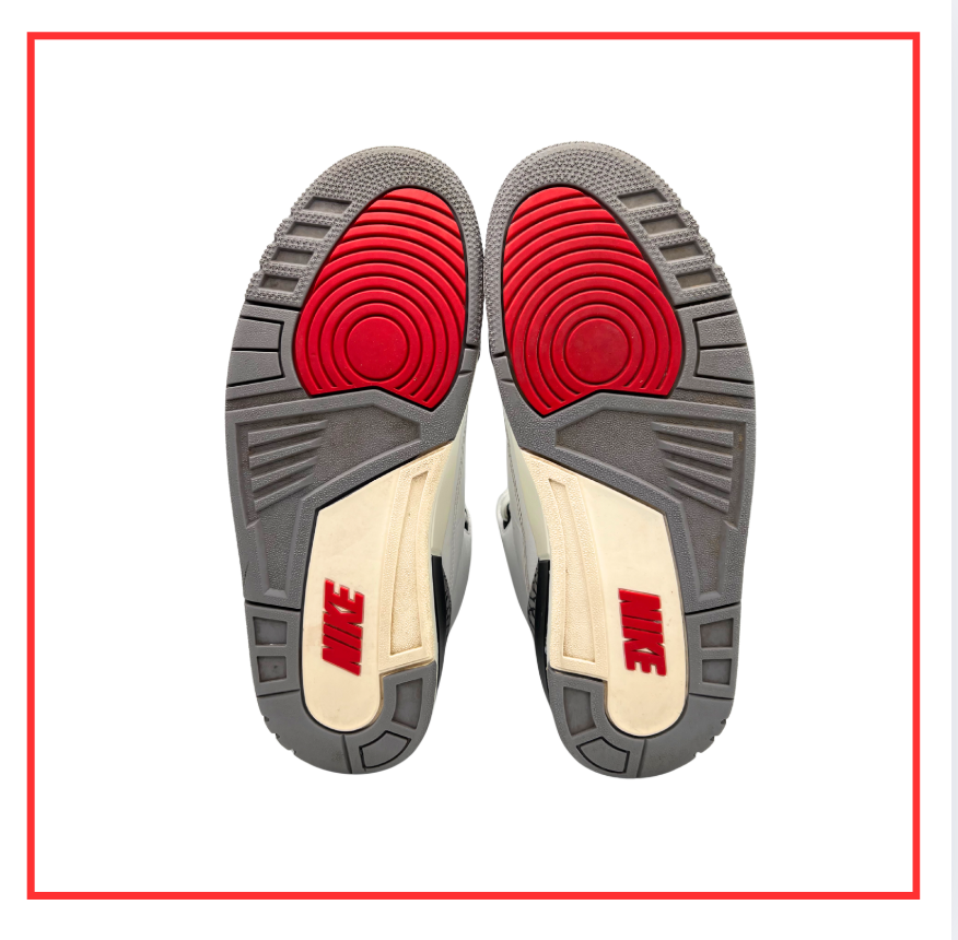 Air Jordan 3 Retro White Cement (Preloved) UK 8