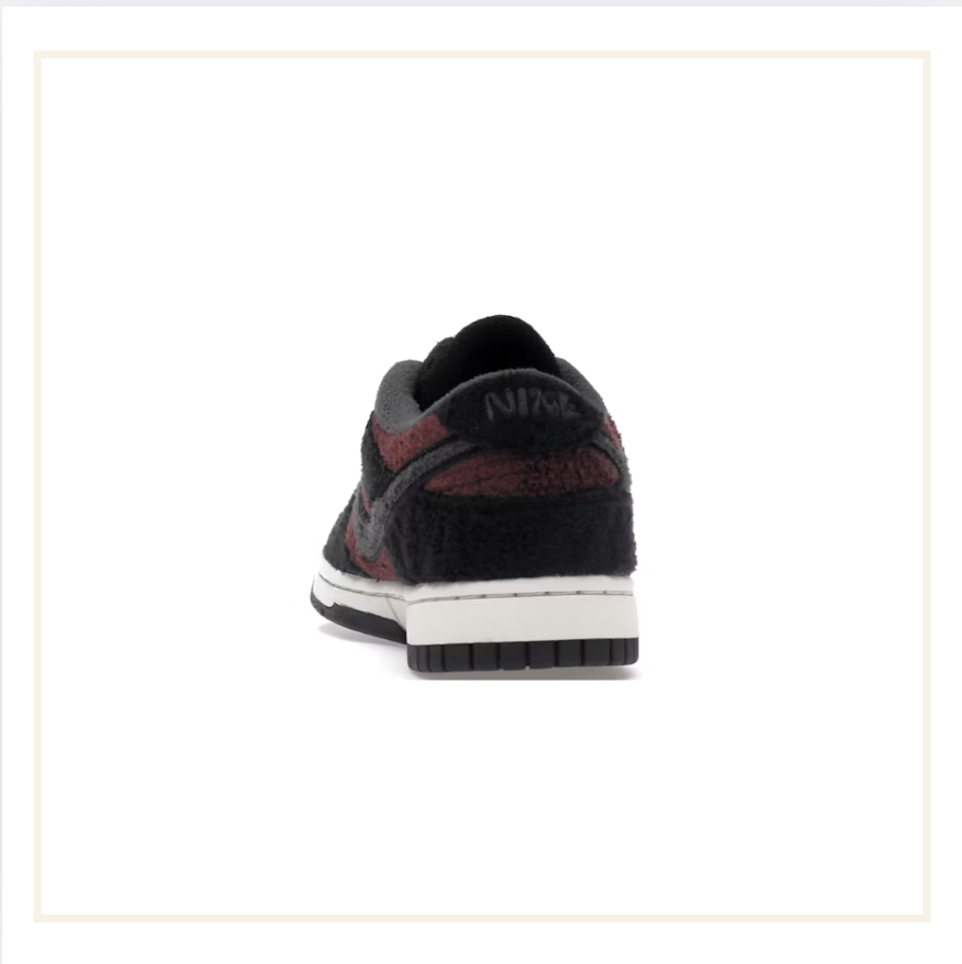 Nike Dunk Low SE Fleece Pack Burgundy Crush (W)