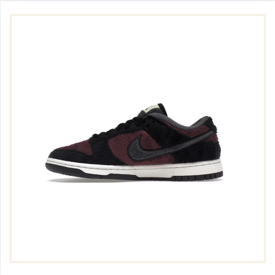 Nike Dunk Low SE Fleece Pack Burgundy Crush (W)