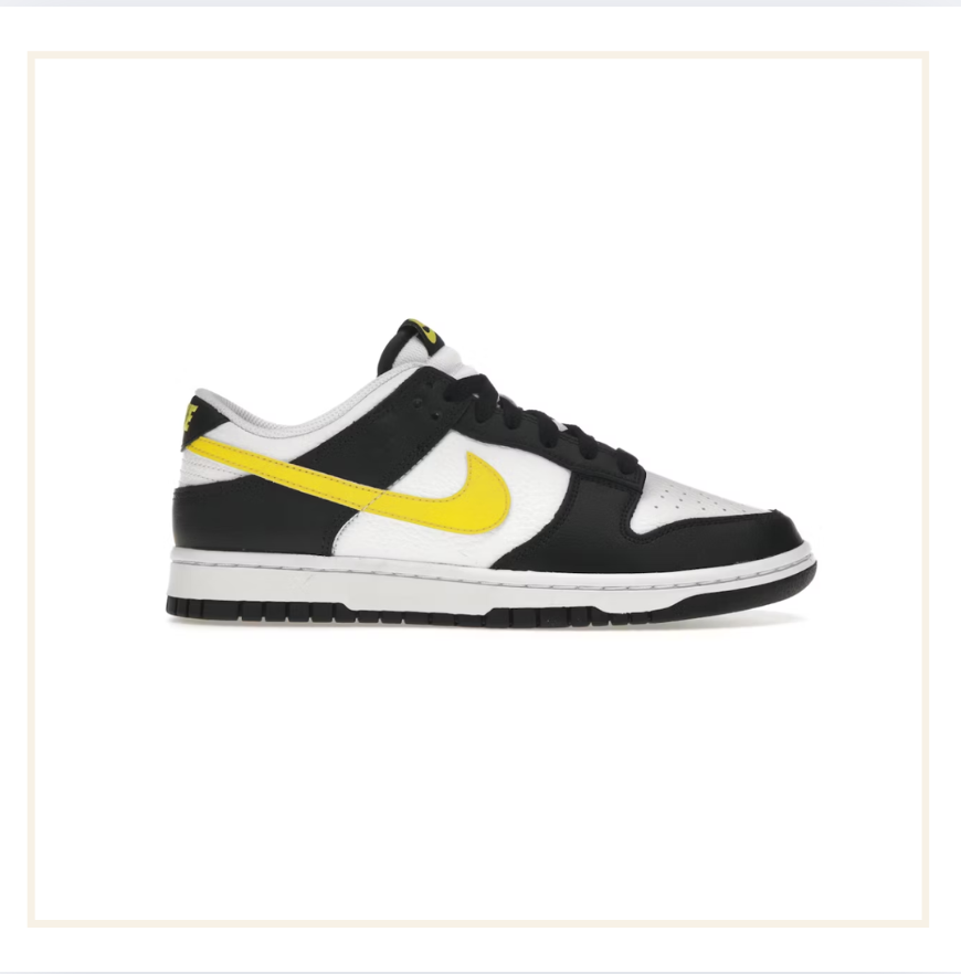 Nike Dunk Low Black Opti Yellow