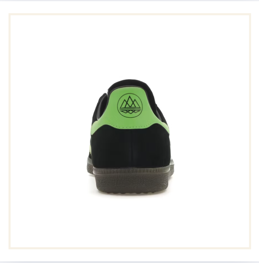 adidas Samba Deco SPZL Black Lucid Lime