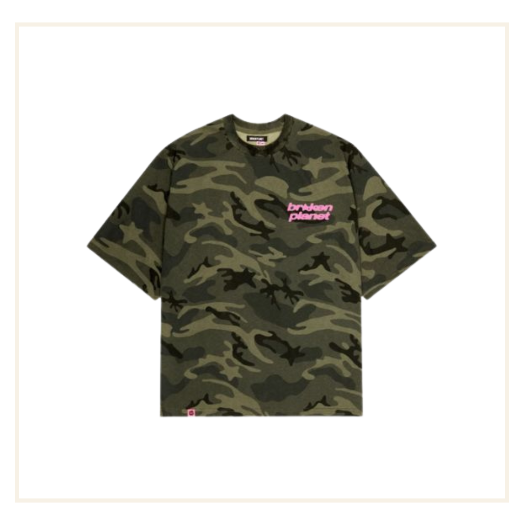 Broken Planet Basics Camo T-shirt