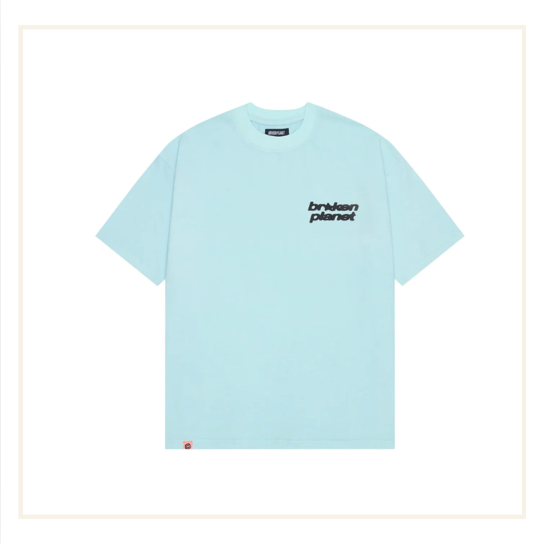 Broken Planet Basics T-shirt Ice Blue