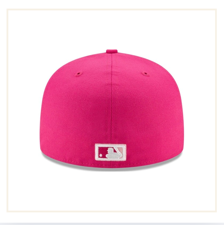 New York Yankees New Era Pink 2000 World Series Fashion Color Undervisor 59FIFTY Fitted Hat