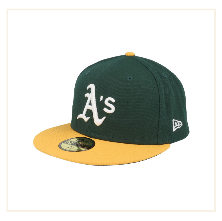 Oakland Athletics New Era On-Field Dark Green 59FIFTY Fitted Cap