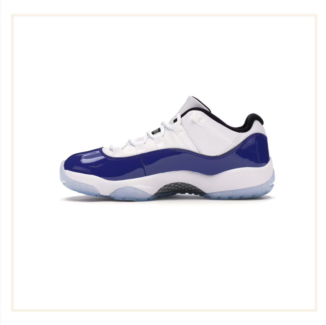 air jordan 11 retro low white concord