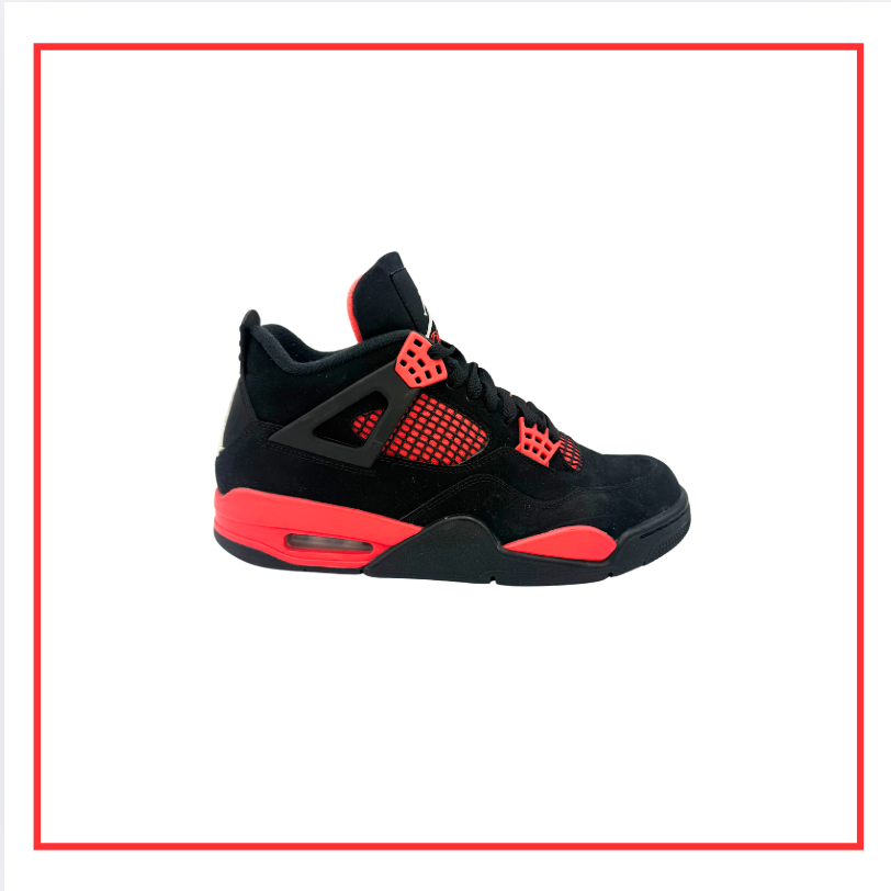Air Jordan 4 Retro Red Thunder (Preloved) UK 7