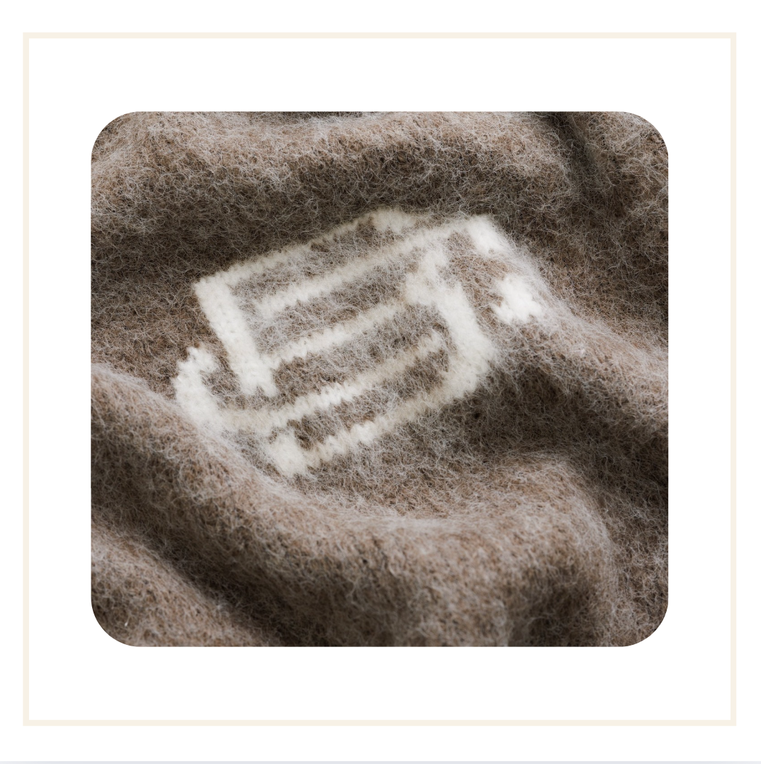 Bénir Mohair Knit Jumper Taupe