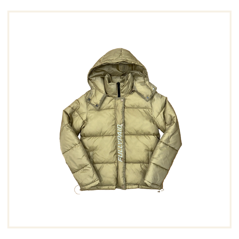 FullyPaid Khaki Puffer Jacket