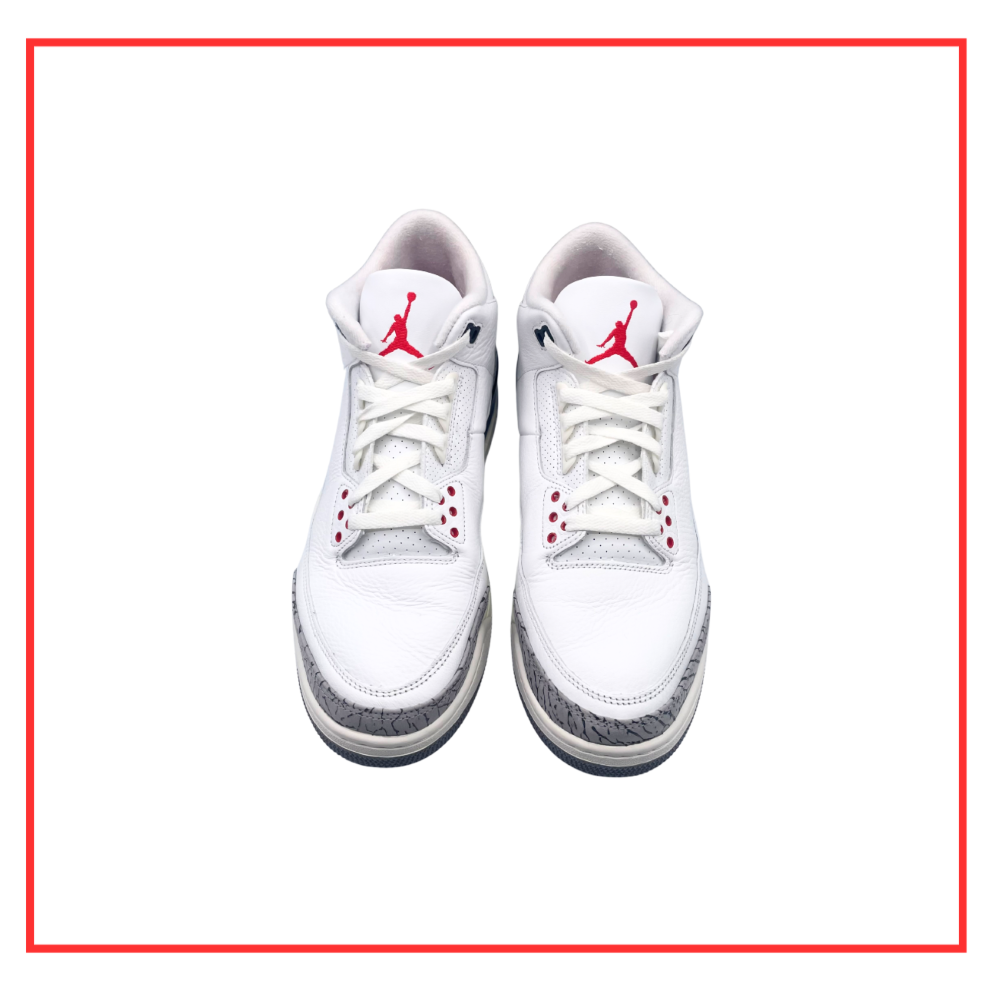 Air Jordan 3 Retro White Cement (Preloved) UK 11
