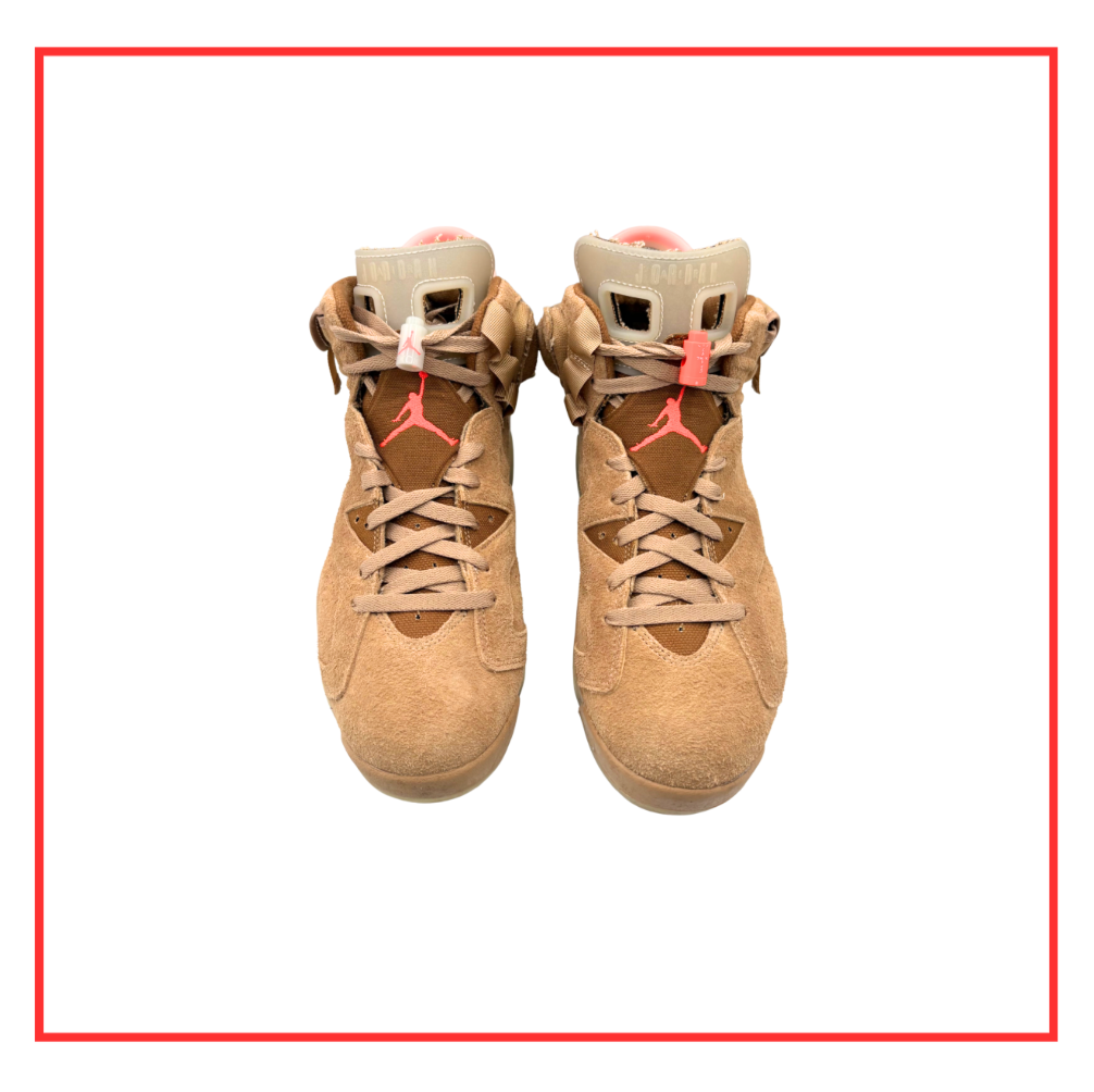 Travis Scott x Air Jordan 6 Retro British Khaki (Preloved) UK 8.5
