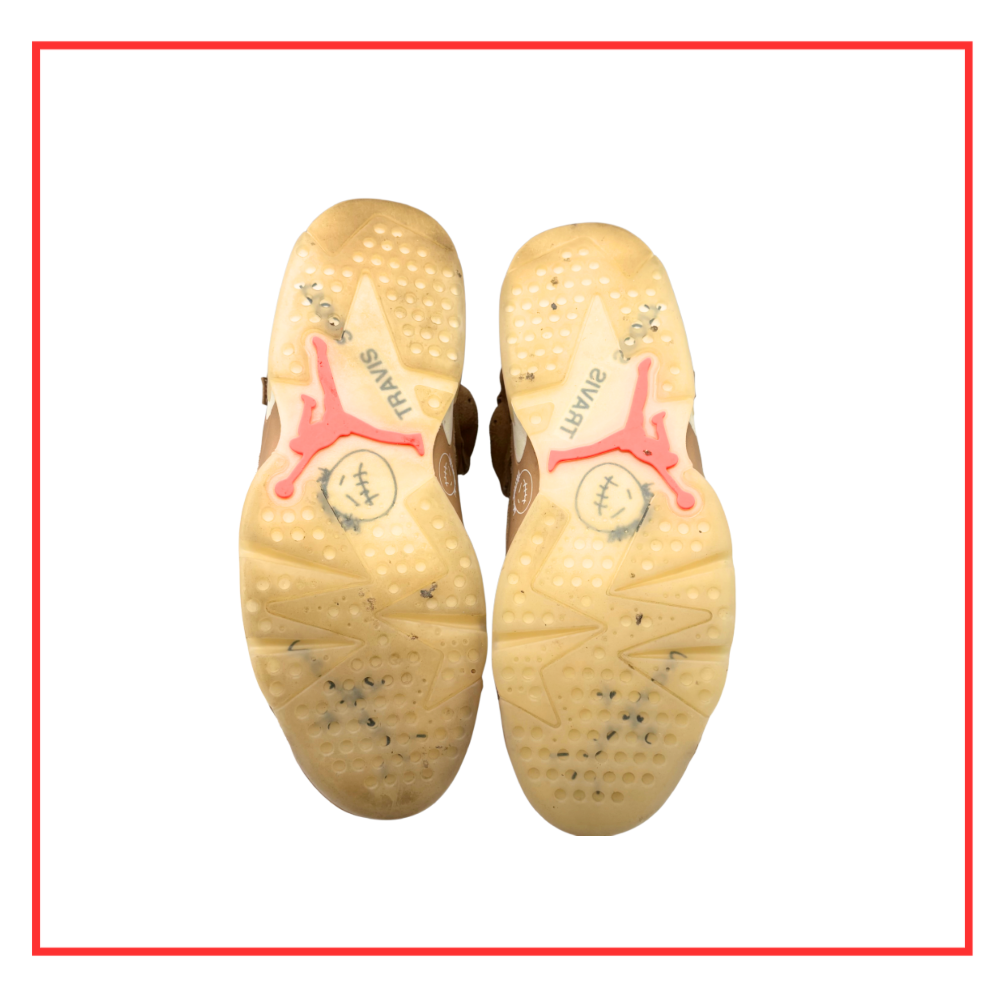 Travis Scott x Air Jordan 6 Retro British Khaki (Preloved) UK 8.5