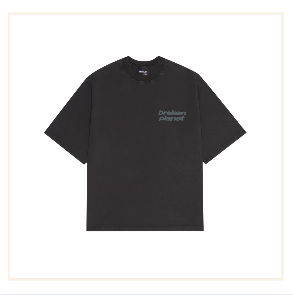 Broken Planet Star Logo Midnight Black Tee