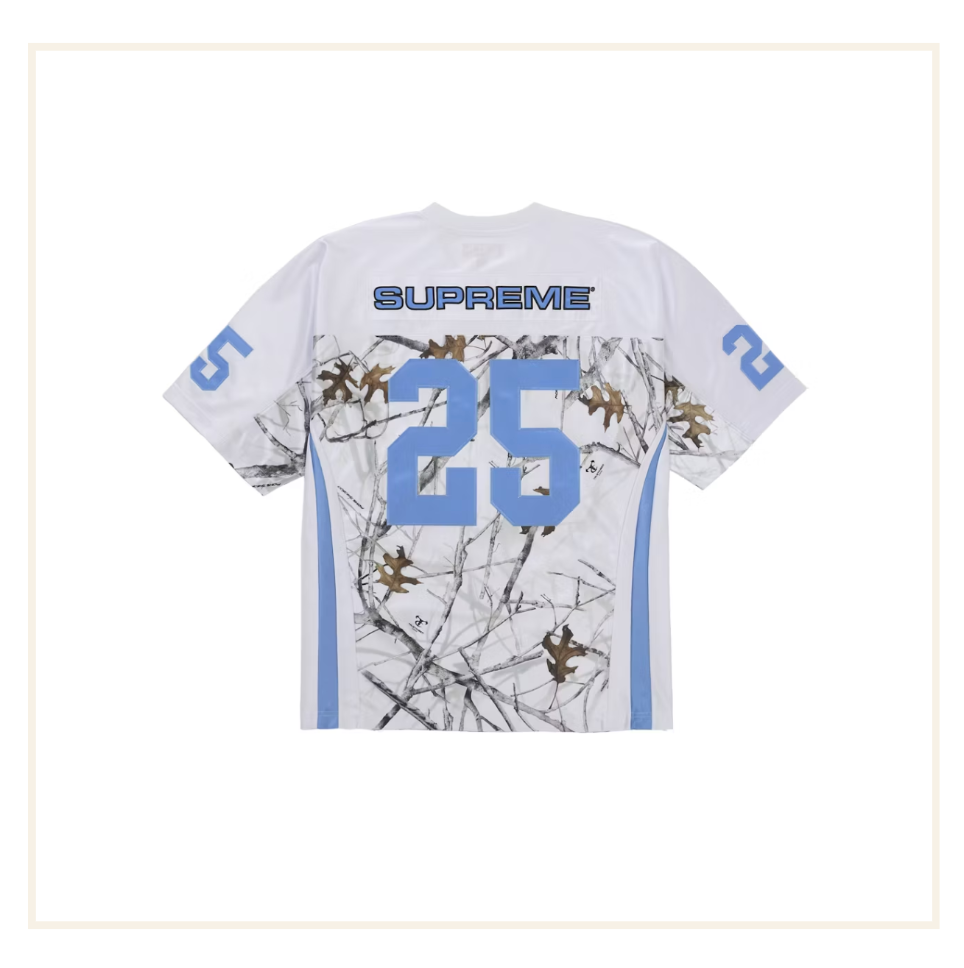 Supreme Breast Cancer Awareness Football Jersey White