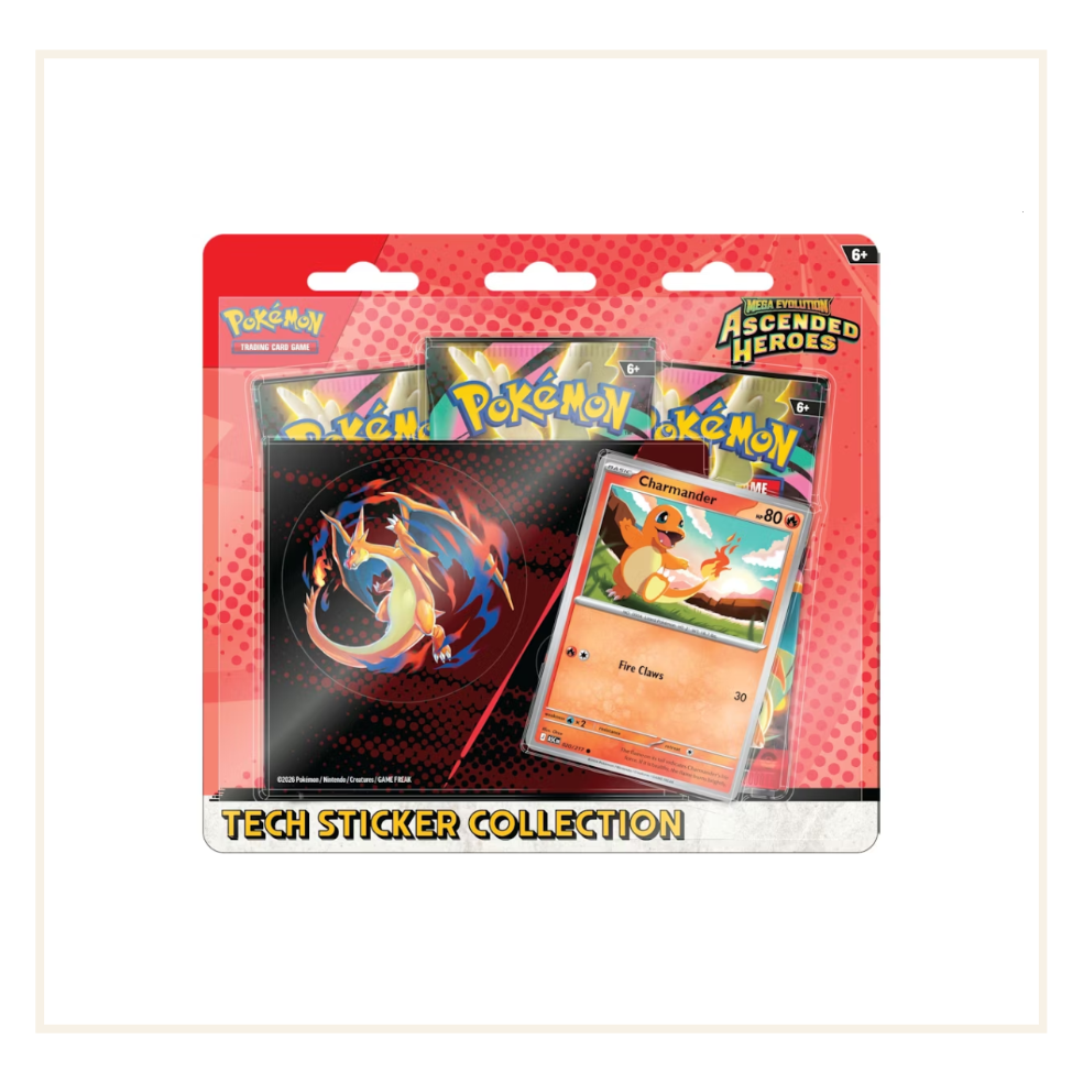Pokèmon Mega Evolution Ascended Heroes Charmander Tech Sticker