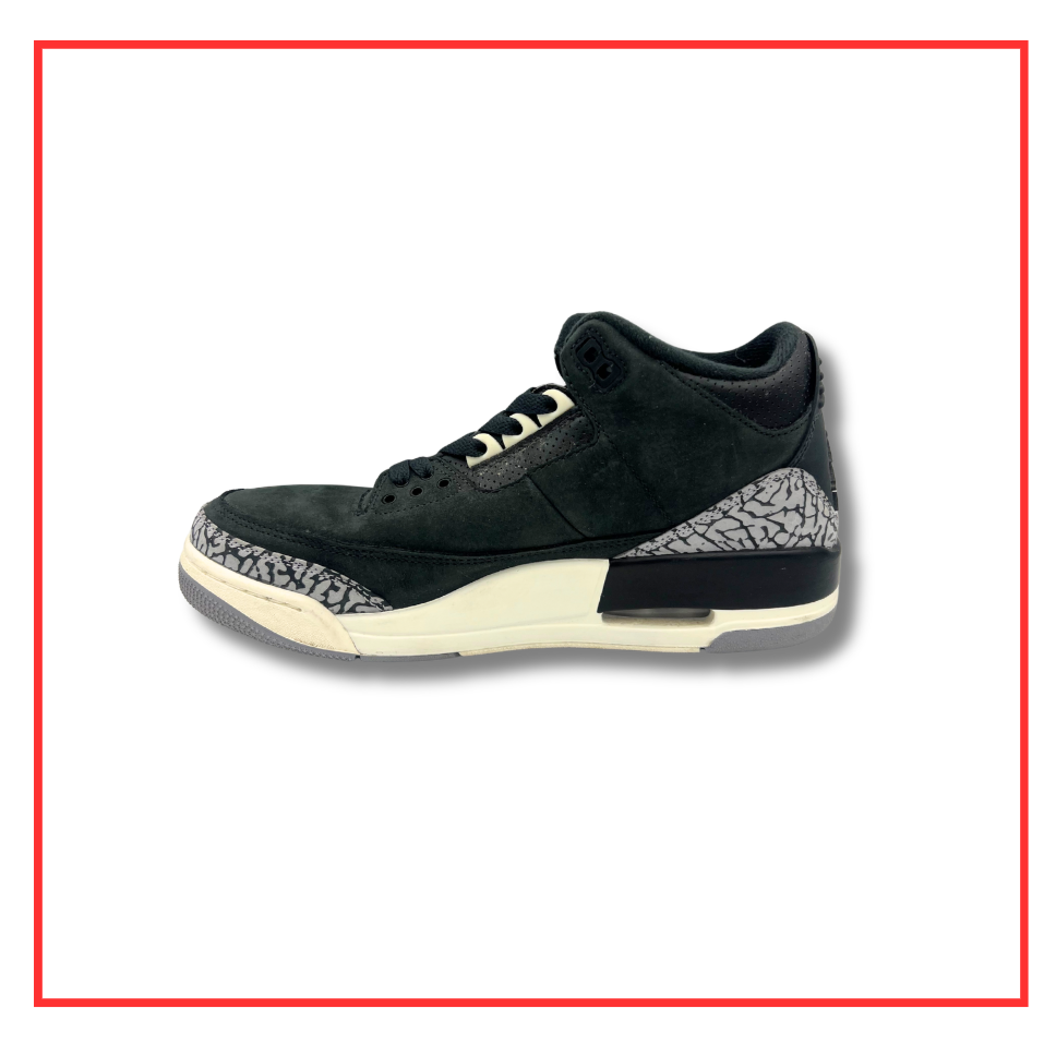 Air Jordan 3 Retro Off Noir W (Preloved) UK 8