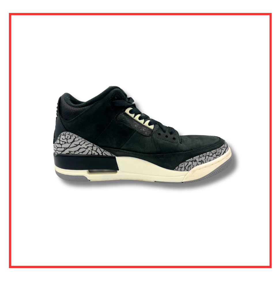 Air Jordan 3 Retro Off Noir W (Preloved) UK 8