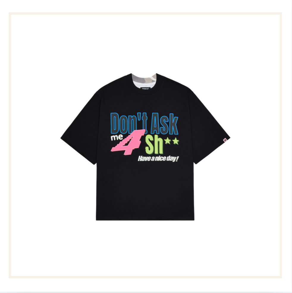 Broken Planet Don’t Ask Me Split Camo T-shirt