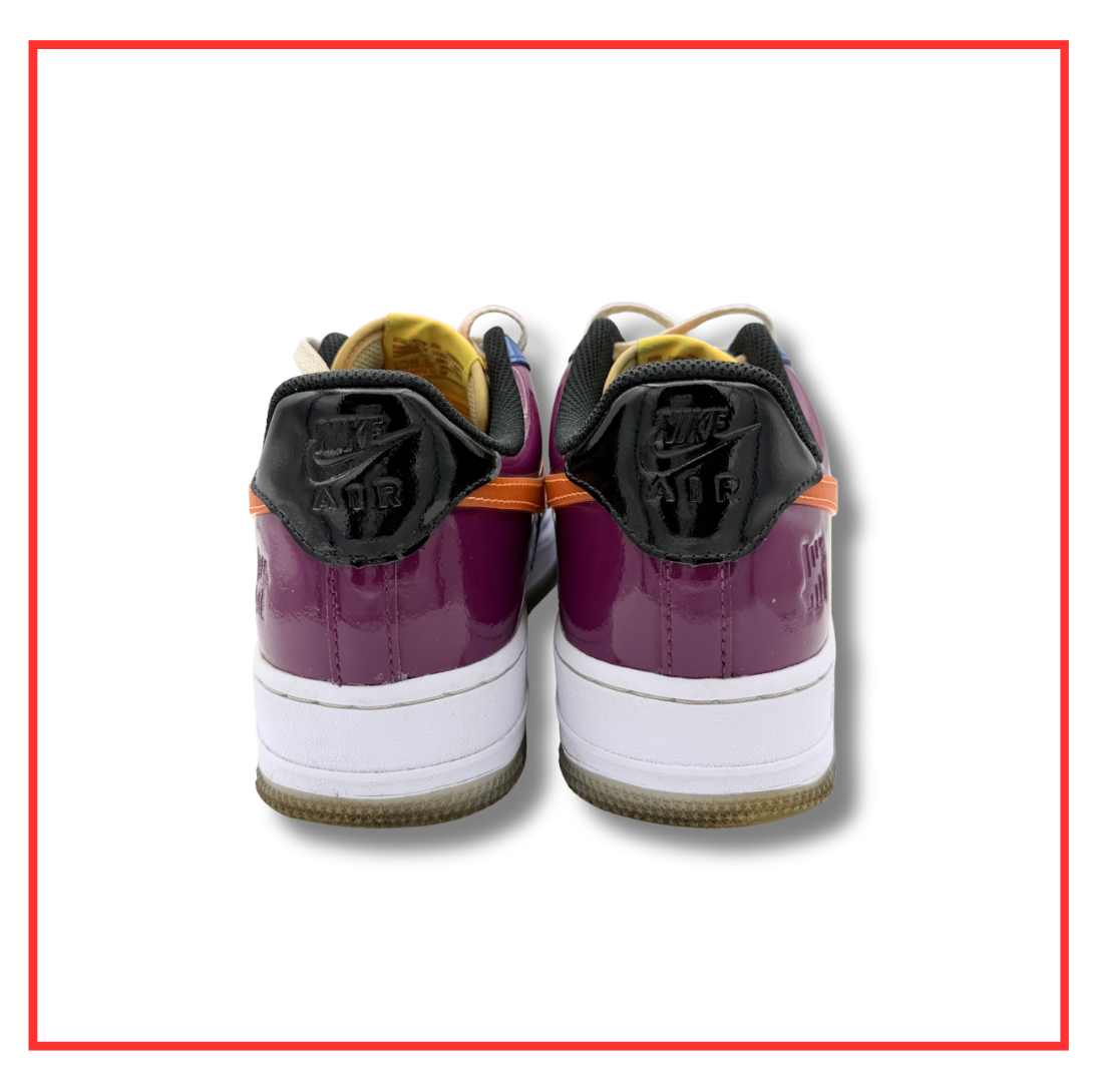 Nike Air Force 1 Low Undefeated Multi-Patent Total Orange (Preloved) UK 7.5