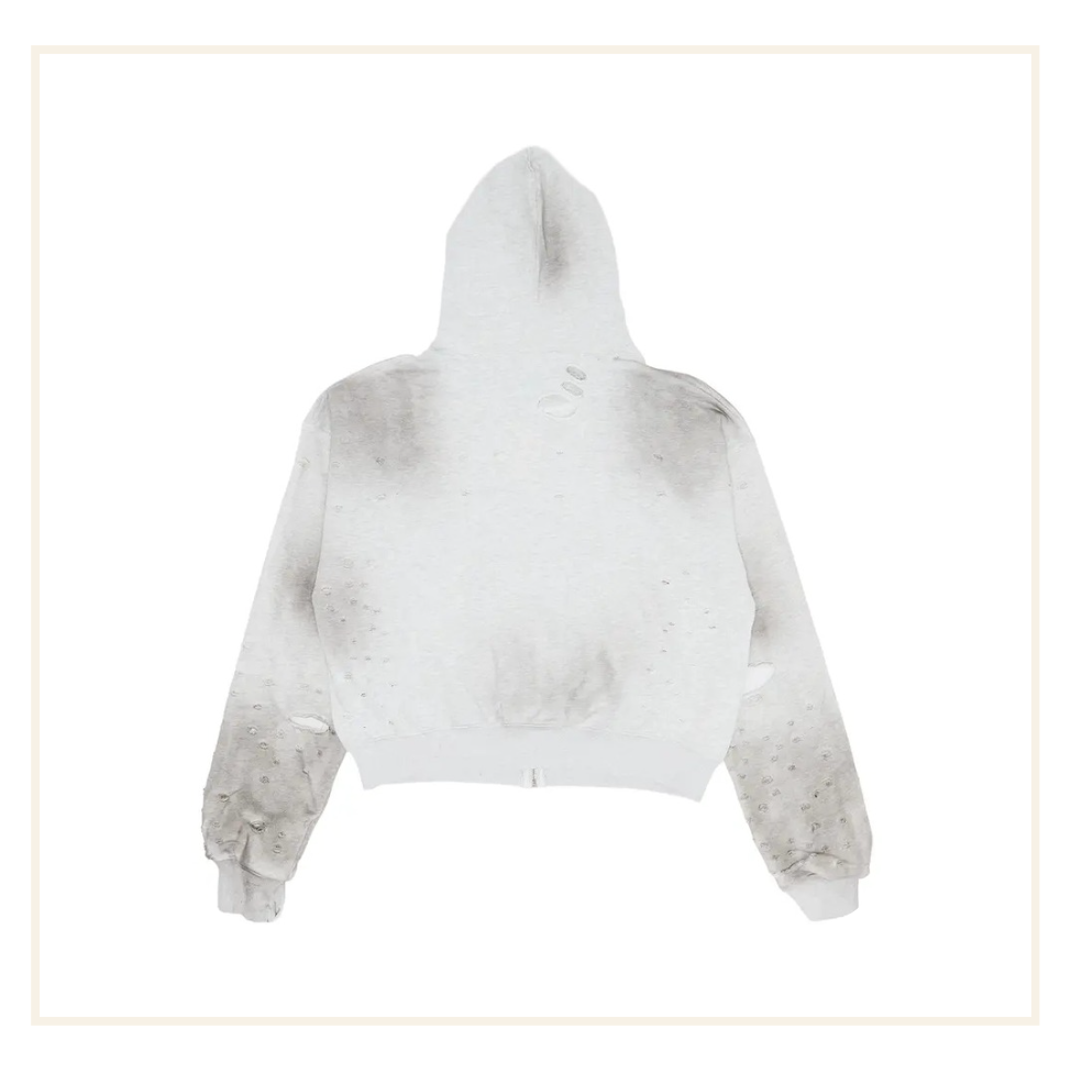 Vale Forever Valley Fest Sade Zip-Up Hoodie Grey