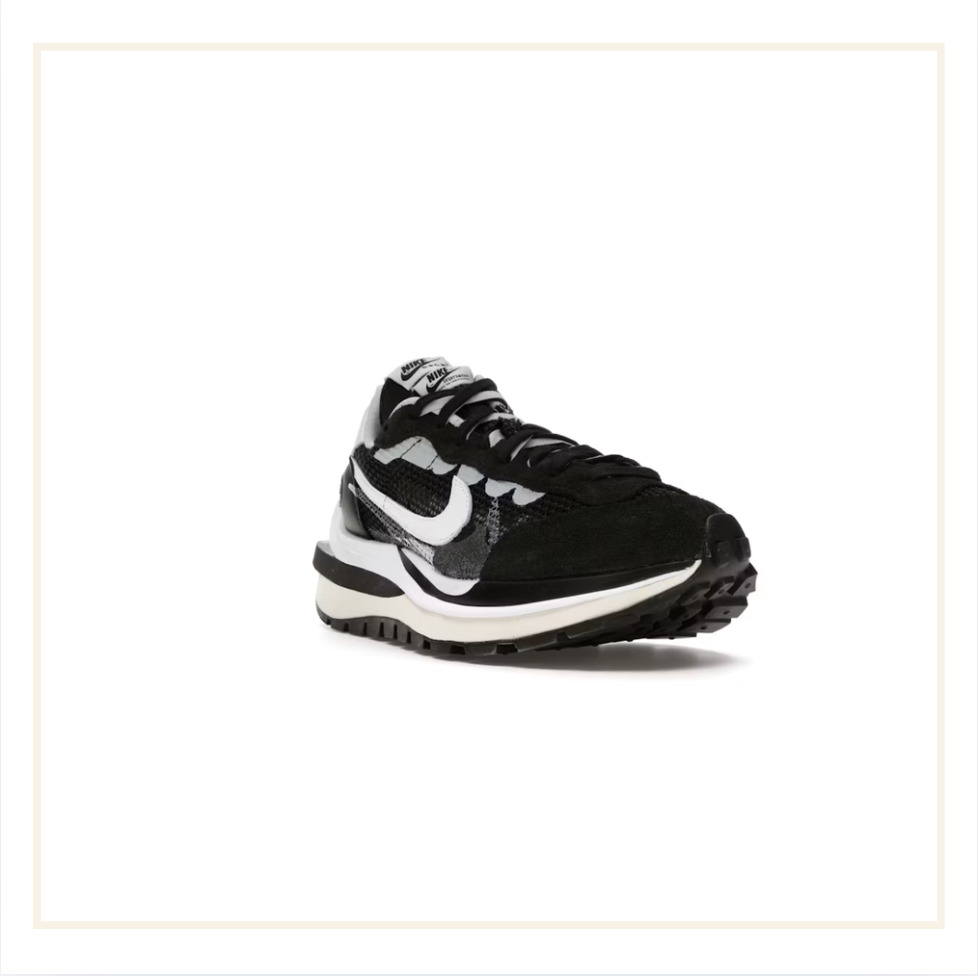sacai x Nike VaporWaffle Black White