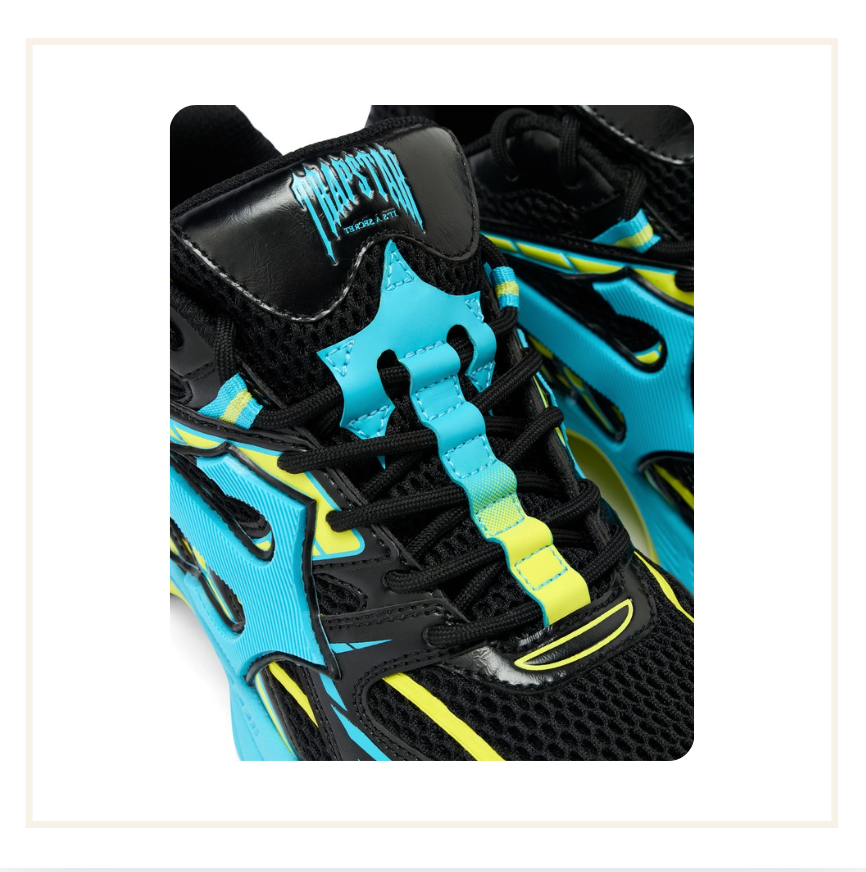 Trapstar Trispeed 3000 Black Blue Yellow