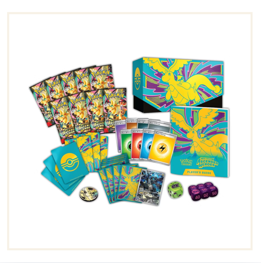Pokémon Mega Evolution Ascended Heroes Elite Trainer Box
