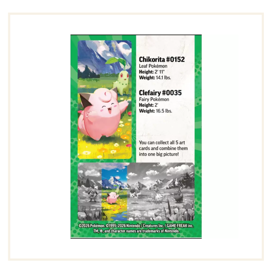 Pokémon Mega Evolution Ascended Clefairy Chiko Mini Tin
