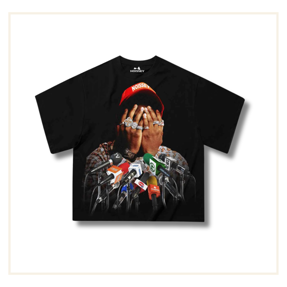 Noissey No Talk Paparazzi Press Black T-Shirt