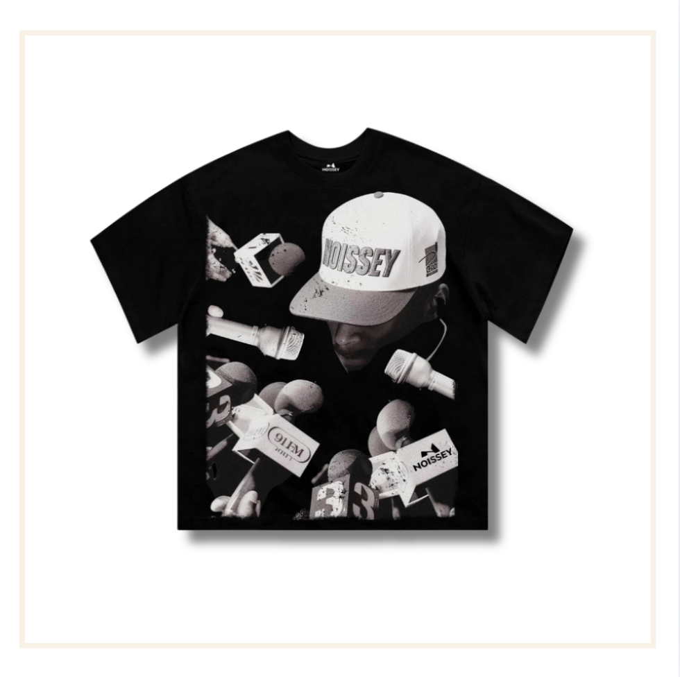 Noissey Microphone Press Conference Black T-Shirt