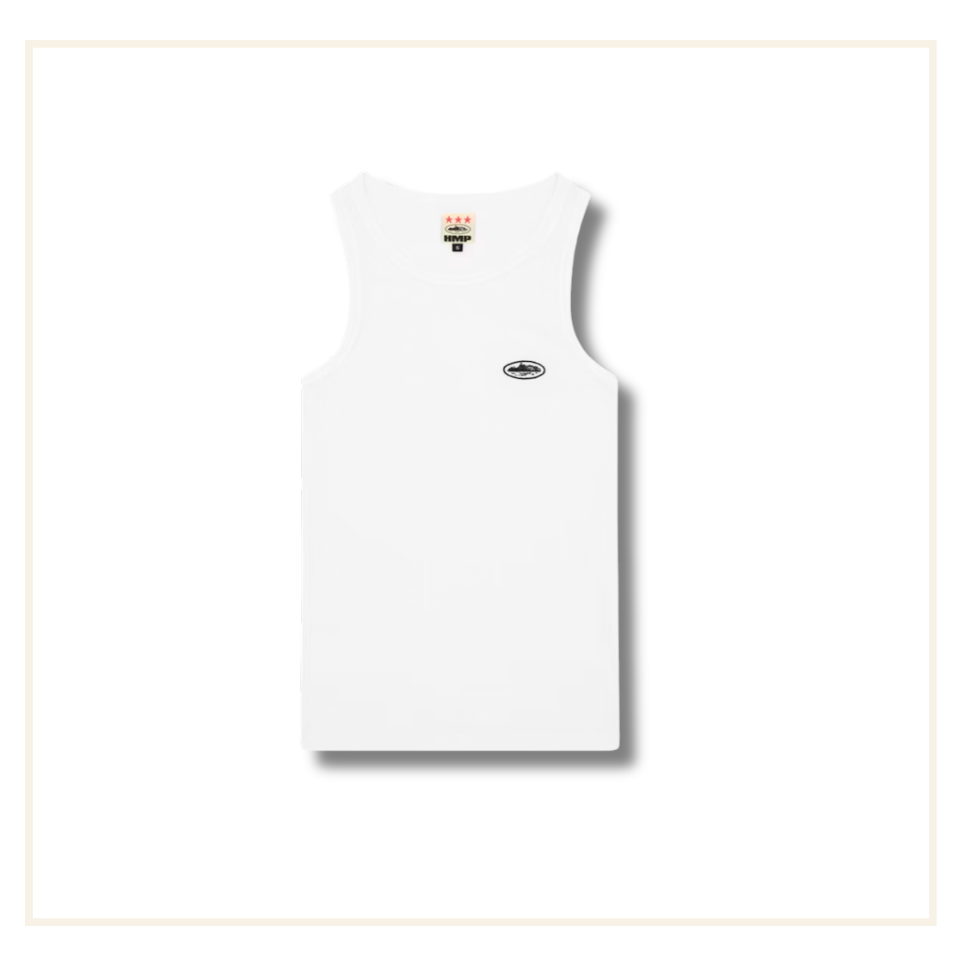 Corteiz HMP Essentials Tank Top White