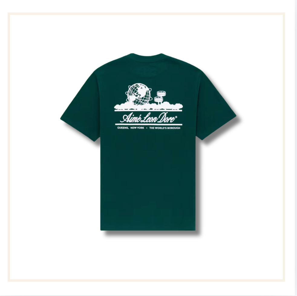 Aimé Leon Dore Unisphere Green T-Shirt