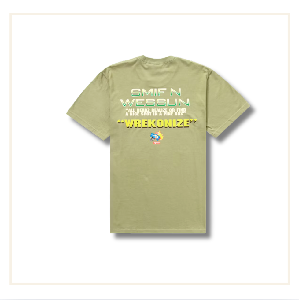 Supreme Dah Shinin T-Shirt Light Olive