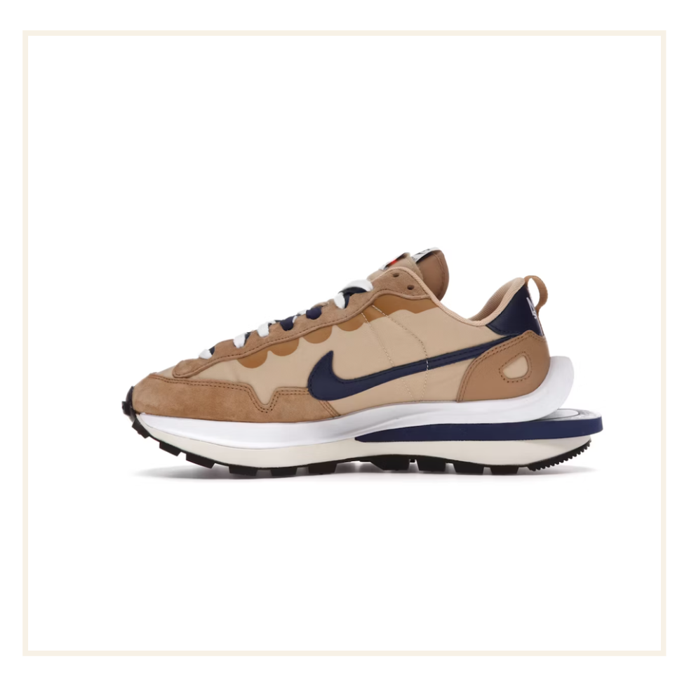 sacai x Nike VaporWaffle Sesame Blue Void
