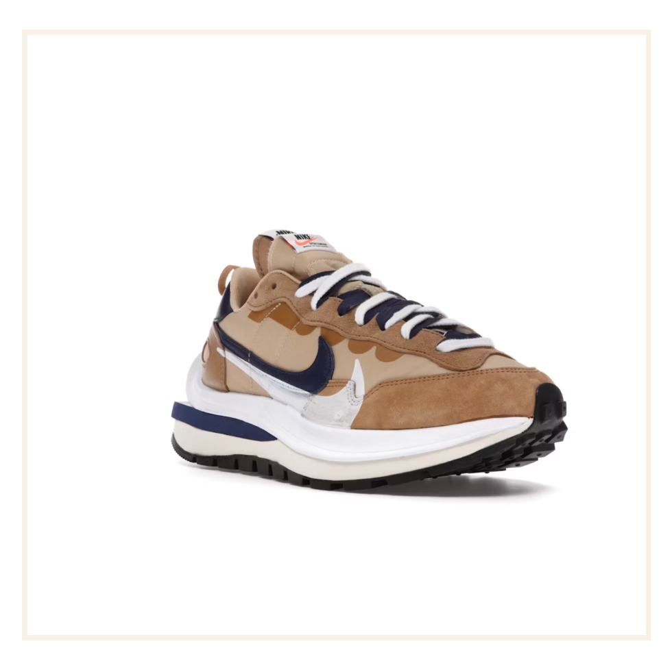 sacai x Nike VaporWaffle Sesame Blue Void