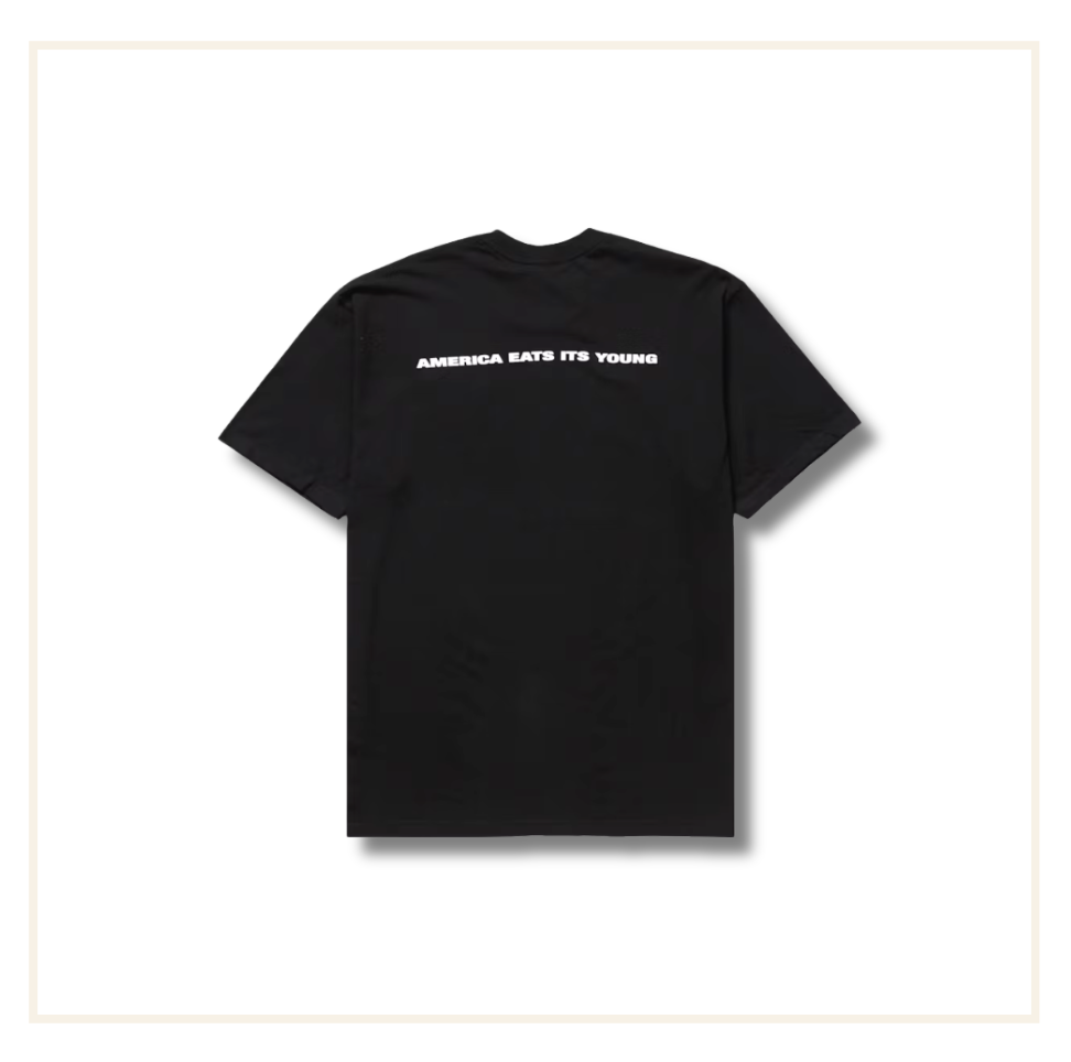 Supreme America Eats Its Young T-Shirt Black