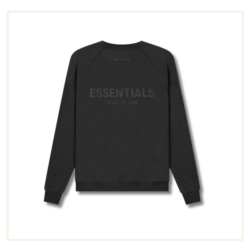 Fear of God Essentials Crewneck Sweatshirt Black (SS21)