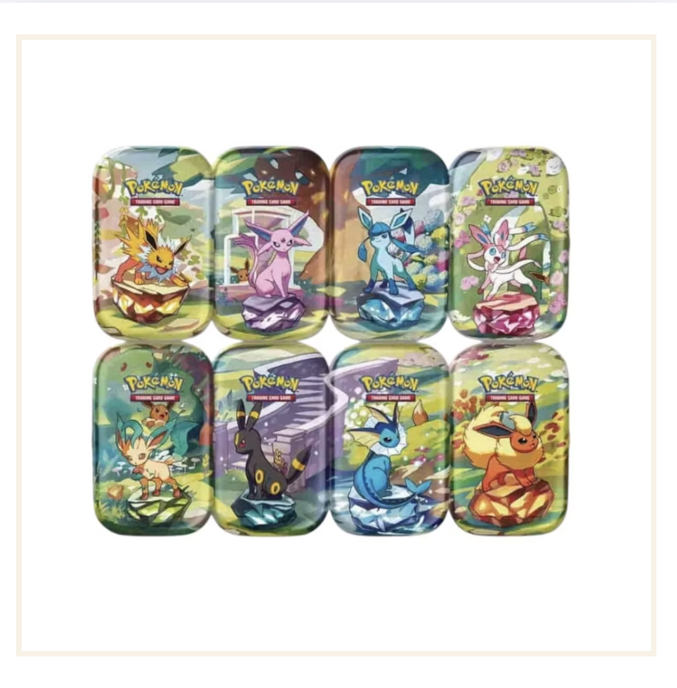 Pokémon Scarlet & Violet Prismatic Evolutions 2025 Mini Tin (Artwork May Vary)