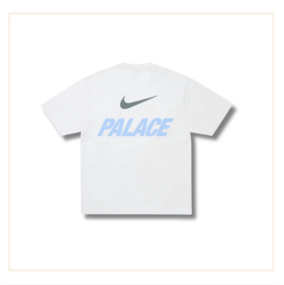 Palace x Nike Font Swoosh T-Shirt White