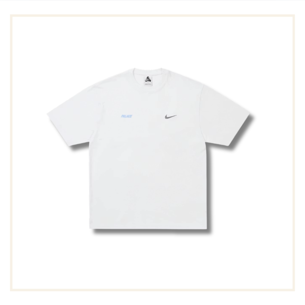 Palace x Nike Font Swoosh T-Shirt White