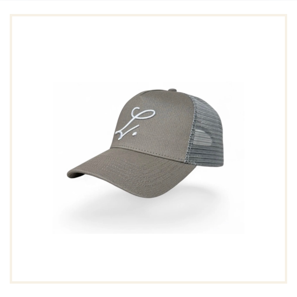 Luduso Mesh Cap Grey White