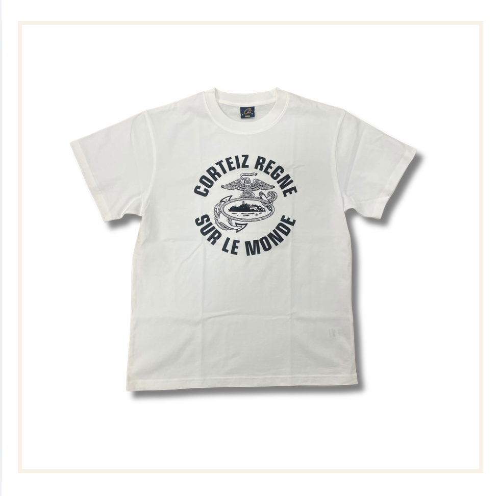 Corteiz Regne Sur Le Monde Tee White