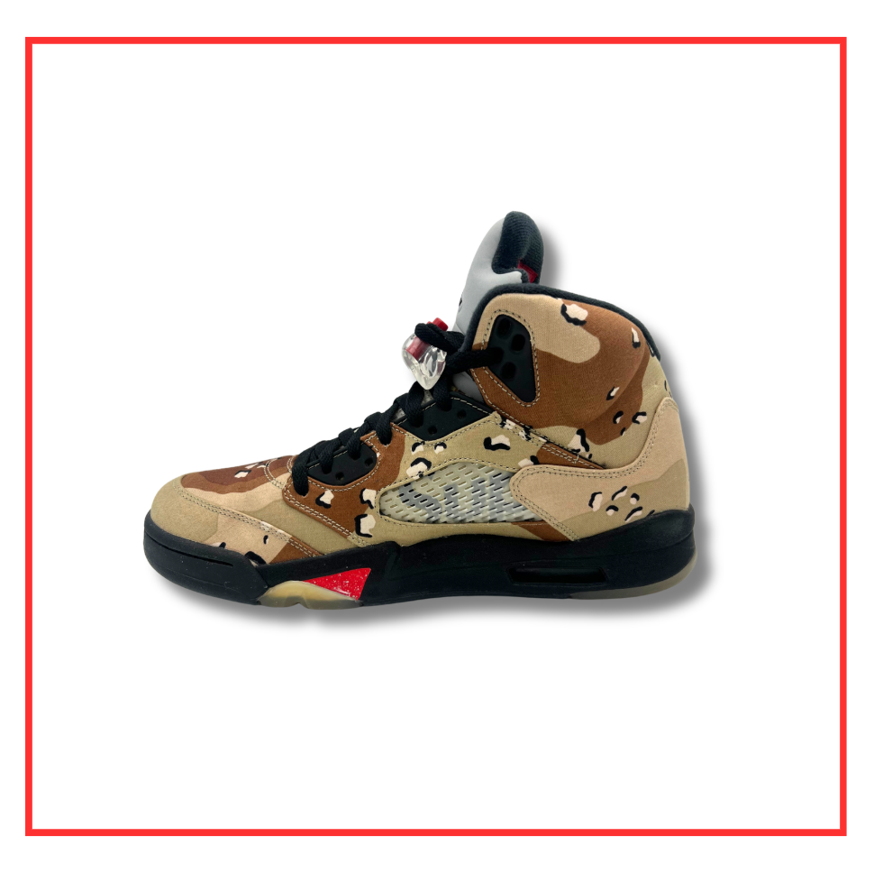 Air Jordan 5 Retro Supreme Desert Camo (Preloved) UK 9.5