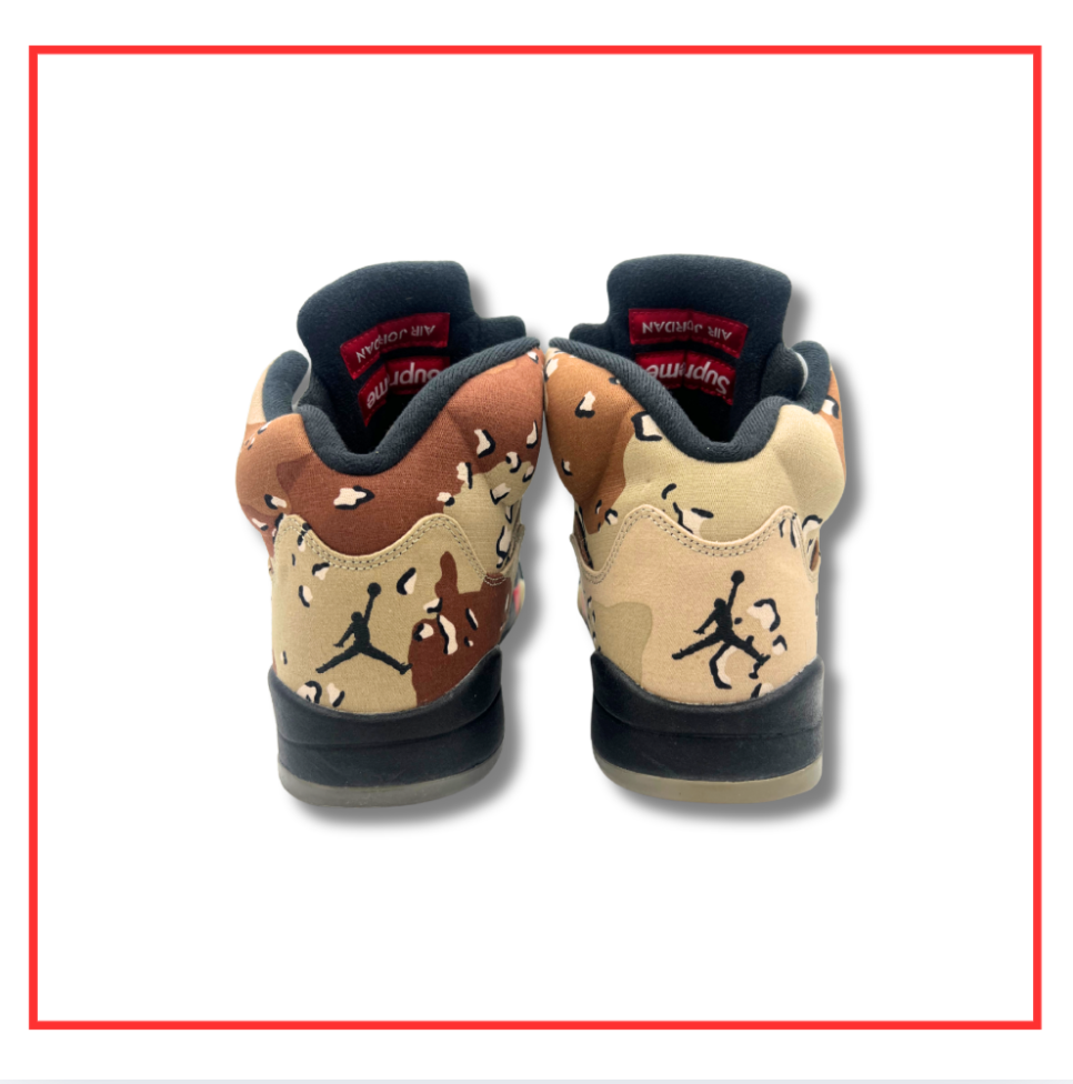 Air Jordan 5 Retro Supreme Desert Camo (Preloved) UK 9.5
