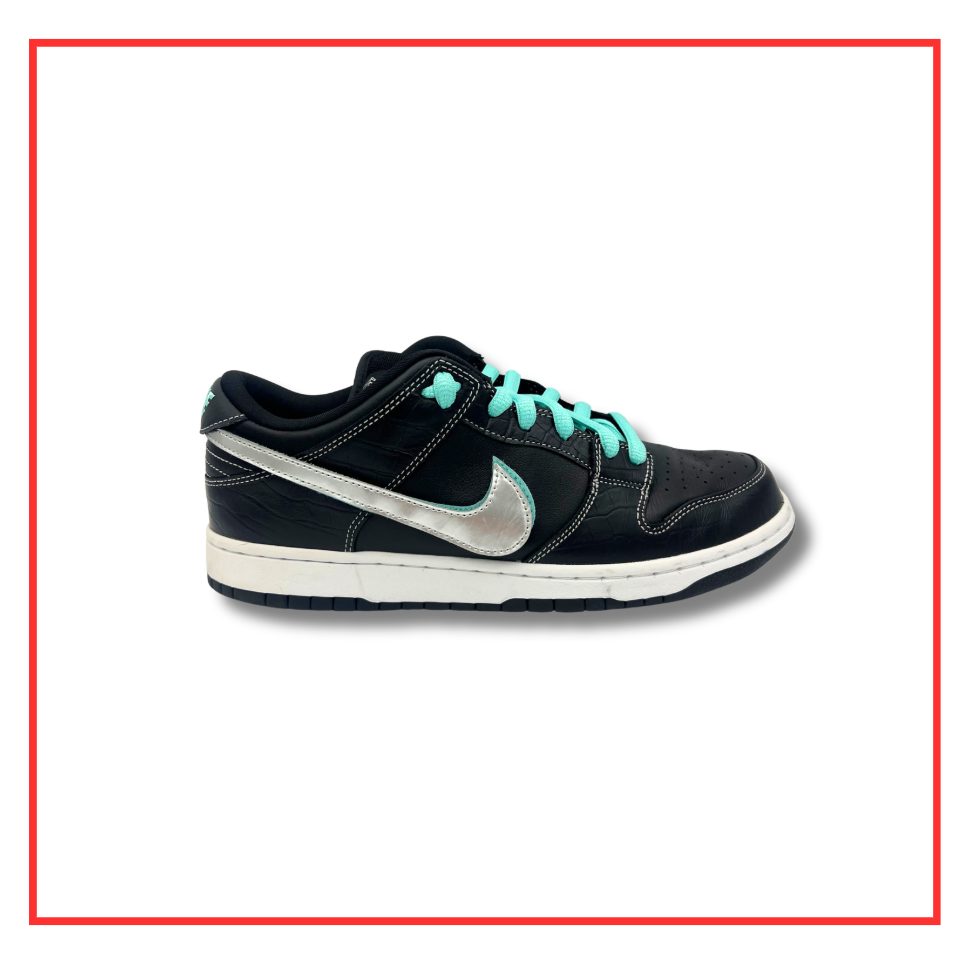 Nike SB Dunk Low Diamond Supply Co. Black Diamond (Preloved) UK 9